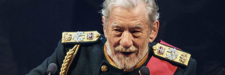 Ian McKellen as King Lear