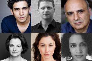 Cast of Working at the Southwark Playhouse